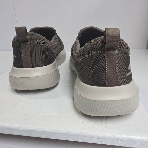 Skechers GOwalk Shoes Mens Size 12 Khaki Brown Slip On Walking ULTRA GO 54738 - Picture 5 of 10